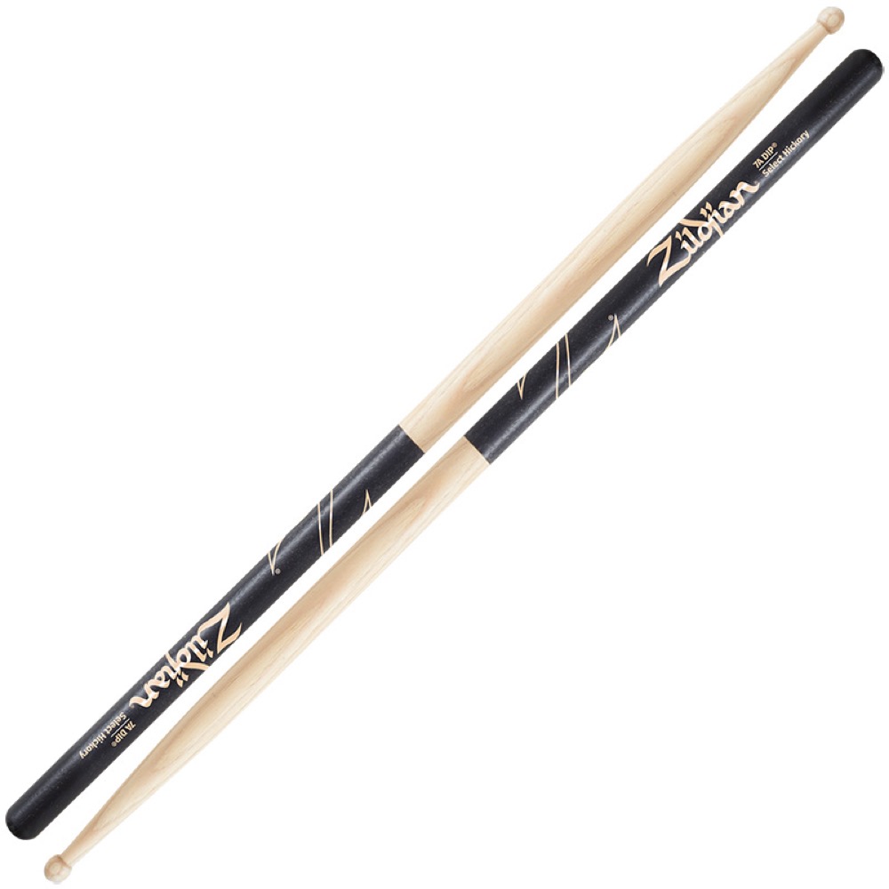 ZILDJIAN LAZLZ7AD Hickory Series 7A WOOD BLACK DIP ドラムスティック×3セット