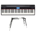 ローランド 電子ピアノ ROLAND GO-61P GO:PIANO エントリーキーボード ピアノ KS-060 4本脚型スタンド付きセット