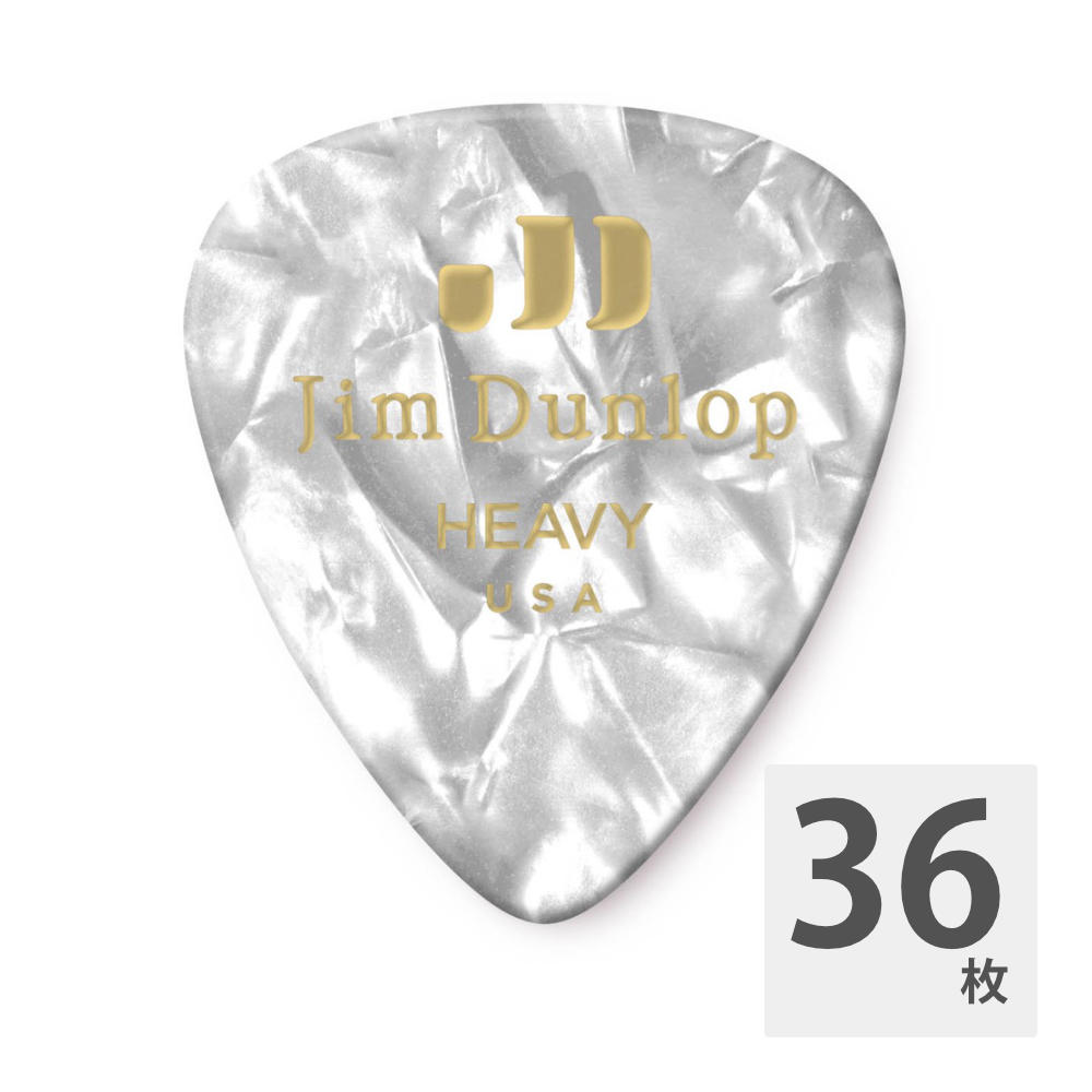 樂天商城 - JIM DUNLOP GENUINE CELLULOID CLASSICS 483 04 HEAVY×36枚 ギターピック
