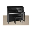 【組立設置無料サービス中】 ROLAND LX708-PES 電子ピアノ 高低自在イス＆ピアノセッティングマット付き 黒塗鏡面艶出し塗装