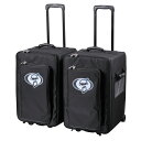 PROTECTION racket 8280-27 STAGEPAS600用ケース×2個。過酷なプロドラマーの現場で使用されるハードウェアケースを元に考案された、耐久性にすぐれたSTAGEPAS600用運搬ケース。細部にこだわった仕様と頑丈な構造で、STAGEPS600の10"スピーカーを楽に運搬可能。【特徴】・インナーの素材にはクッションを用い、スピーカーを保護。・セキュリティを考慮しジッパーは連結タイプを採用、錠と併用すればロックが可能。・大容量のアウターポケット、頑丈・スムースなホイールと、伸縮ハンドルを備えます。・底面をすべてPVCで強化。運搬時のダメージからケースを守ります。・搬入出に便利なハンドル付き。■ケース内寸サイズ：・メインスペース：横36cm×縦55cm×奥行34cm・アウターポケット：縦45cm×横24cm・ケース重量：4.5kg※表記サイズには縫製による若干の誤差がございますのでご了承下さい。※製品にSTAGEPAS本体は含まれません。※2個セットでの販売です。