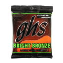 GHS Bright Bronze BB20X 11-50 アコースティックギター弦×6セット。Bright Bronzeは、80/20の銅/亜鉛合金を6角コア弦に巻いたもので、非常にブライトなトーンを持っています。Bright Bronze/80/20 Copper Zincゲージ：.011 .014 .BB22 .BB30 .BB38 .BB50※6セットでの販売です。