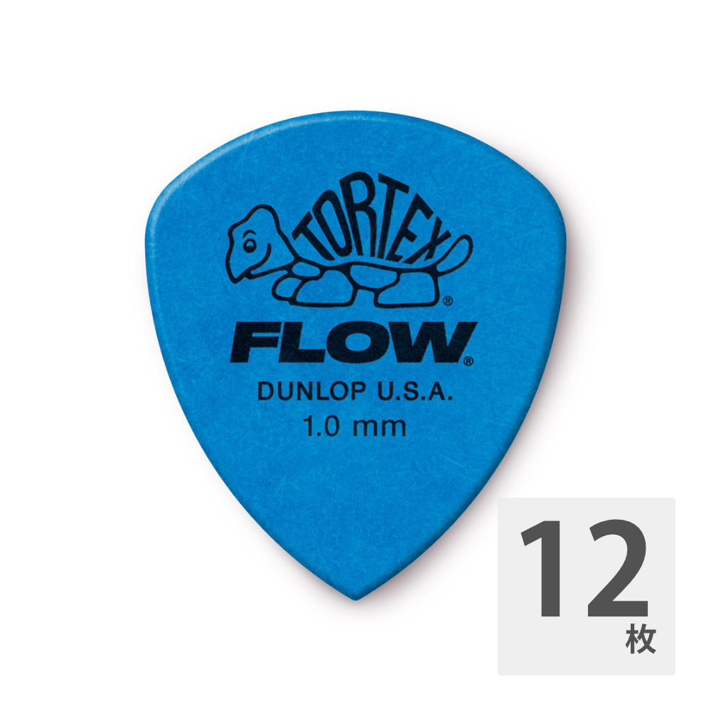 ジムダンロップ ギターピック 12枚 558B10 Tortex FLOW Standard 1.0mm トーテックス JIM DUNLOP ジムダン