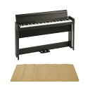 コルグ KORG C1 AIR BR 電子ピアノ ピアノマット(クリーム)付きセット