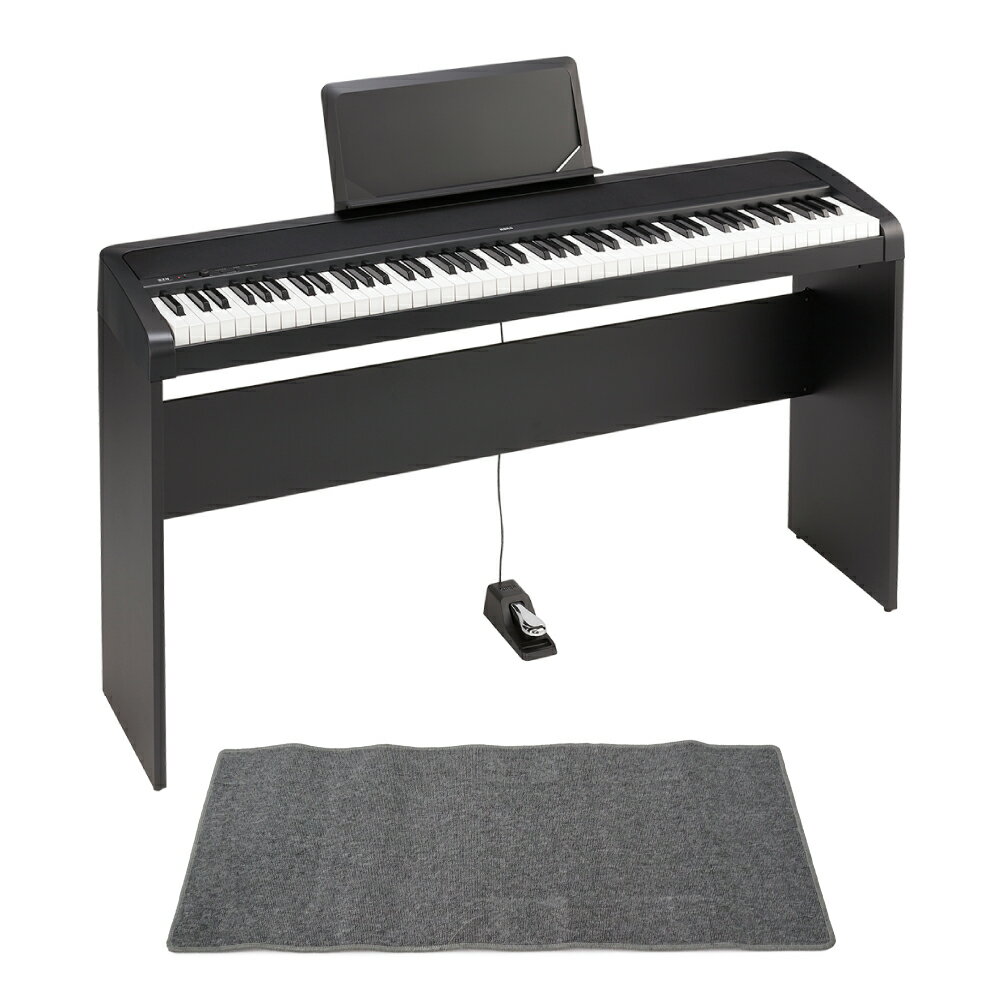 コルグ KORG B2N BK 電子ピアノ 純正スタンド ピアノマット(グレイ)付きセットのサムネイル