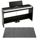 コルグ KORG XE20SP DIGITAL ENSEMBLE PIANO 88鍵盤 自動伴奏機能付き 電子ピアノ スタンド 3本足ペダルユニット付き ピアノ...