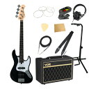 バッカス BACCHUS WJB-Mini BLK VOXアンプ付き エレキベース入門10点 初心者セット