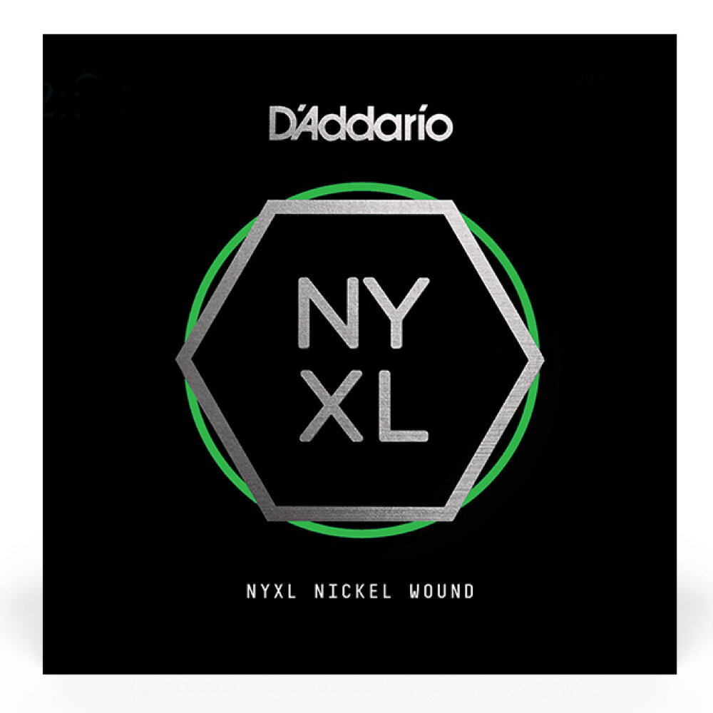 D'Addario NYNW064 NYXL エレキギターバラ弦×10本。NYXLD'AddarioのNYXLギター弦は、これまで市場に出たどの弦よりもチョーキング強度が向上、はっきりとしたサウンド、チューニングが安定している弦です。Nickel Woundゲージ：0.064※10本セットでの販売です。