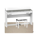 ローランド 【組立設置無料サービス中】 ROLAND F701-WH ホワイト 電子ピアノ 高低自在椅子&セッティングマット付き
