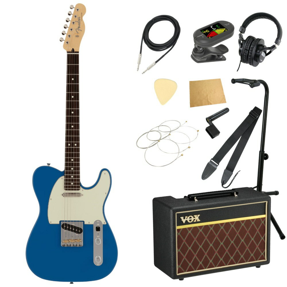 フェンダー Fender Made in Japan Hybrid II Telecaster RW FRB エレキギター VOXアンプ付き 入門11点 初心者セット