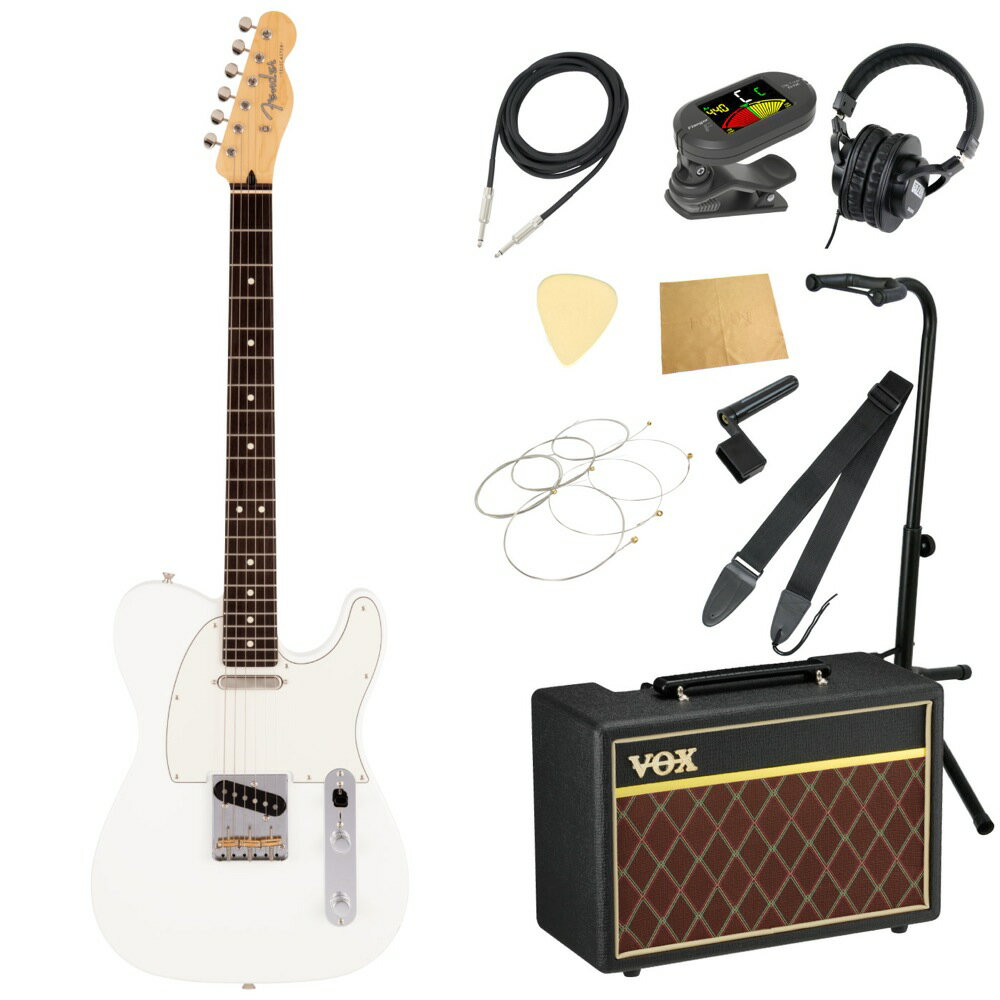 フェンダー Fender Made in Japan Hybrid II Telecaster RW AWT エレキギター VOXアンプ付き 入門11点 初心者セット