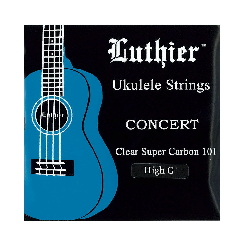 Luthier LU-CU-HG Ukulele Super Carbon 101 Strings 󥵡 High G 츹6å