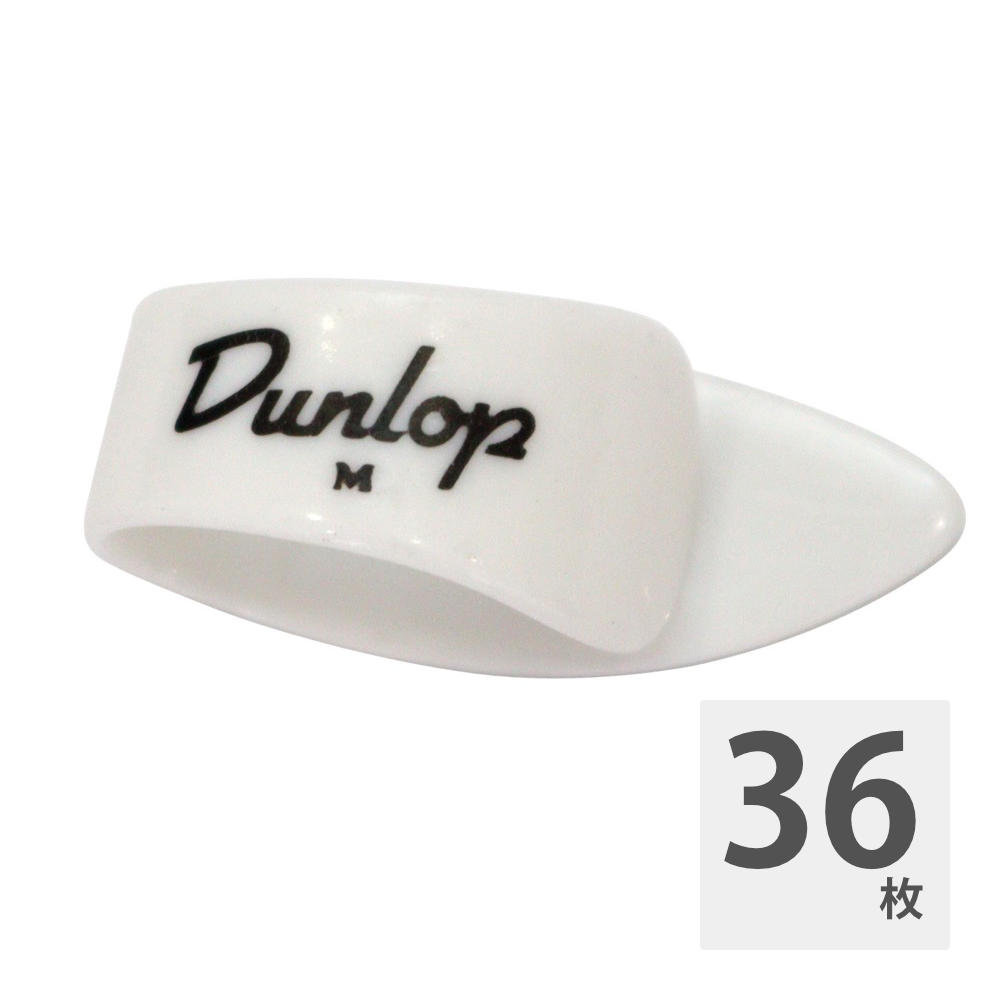 JIM DUNLOP 9012 White Thumb M  ԥå36