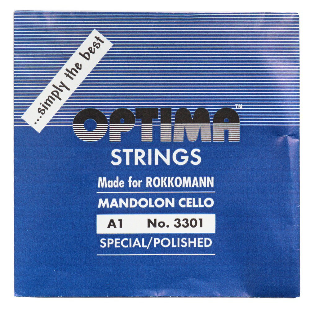 Optima Strings 1A No.3301 BLUE 1弦 バラ弦 マンドロンチェロ弦×3セット。Optima Strings 1A No.3301 BLUE 1弦 バラ弦 マンドロンチェロ弦オプティマ ブルー マンドロンチェロ用弦です。【Spec】・1弦:A・テンション:ノーマル・巻弦(スペシャルポリッシュ)1袋2本入りです。※3セットでの販売です。