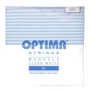 Optima Strings E1 3221 CLEAR WHITE 1弦 バラ弦 マンドラ弦×3セット。Optima Strings E1 3221 CLEAR WHITE 1弦 バラ弦 マンドラ弦オプティマ クリアホワイト マンドラ用弦です。【Spec】・1弦:E・テンション:ノーマル・スペシャルポリッシュ／巻線細め1袋2本入りです。※3セットでの販売です。