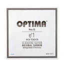 Optima Strings No6.CHT1 Natural Carbon E1 High 1弦 バラ弦 クラシックギター弦×3本