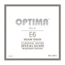 Optima Strings NO6.SMT6 No.6 Special Silver E6 Medium 6弦 バラ弦 クラシックギター弦×3本。Optima Strings NO6.SMT6 No.6 Special Silver E6 Medium 6弦 バラ弦 クラシックギター弦クリアで弾力性のあるサウンドが特徴のスペシャルシルバーシリーズ。・クラシックギター用バラ弦・ミディアムテンション・6弦：E※6弦×1本のみのバラ弦です。※3本セットでの販売です。