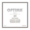 Optima Strings NO6.SHT4 No.6 Special Silver D4 High 4弦 バラ弦 クラシックギター弦×3本。Optima Strings NO6.SHT4 No.6 Special Silver D4 High 4弦 バラ弦 クラシックギター弦クリアで弾力性のあるサウンドが特徴のスペシャルシルバーシリーズ。・クラシックギター用バラ弦・ハイテンション・4弦：D※4弦×1本のみのバラ弦です。※3本セットでの販売です。