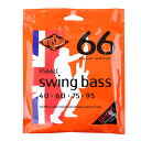 ROTOSOUND RS66LC Swing Bass 66 Medium 40-95 LONG SCALE エレキベース弦×2セット。【Swing Bass 66 Medium Stainless Steel Roundwound RS66LC】RS66LCは、810mm〜860mm(32〜34インチ)ロングスケールのエレクトリック・ベース弦です。明るくパンチの効いたハイエナジーなサウンドを実現するSwing Bass 66シリーズの弦は、ジェームス・ハウとThe Whoのジョン・エントウィッスル(John Entwistle)が完成させたラウンドワウンド弦で、初期のロックミュージックの歴史に大きな影響を与えました。・エレキベース用 Medium・String Gauges: .040 / .060 / .075 / .095・Material: Stainless Steel Roundwound・Tone: Bright・Output: Medium・Made in United Kingdom※2セットでの販売です。