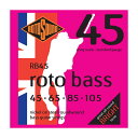 ROTOSOUND RB45 Roto Bass Standard 45-105 LONG SCALE エレキベース弦×2セット。【Roto Bass Standard Nickel on Steel Roundwound RB45】RB45は、810mm〜860mm(32〜34インチ)ロングスケールのエレクトリック・ベース弦です。品質や音色を犠牲にすることなく設計仕様を簡素化し、クラシックなラウンドワウンド・トーンを実現したニッケル・オン・スチールのベース弦です。・エレキベース用 Standard・String Gauges: .045 / .065 / .085 / .105・Material: Nickel on Steel Roundwound・Tone: Bright・Output: Medium・Made in United Kingdom※2セットでの販売です。