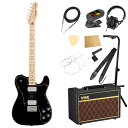 スクワイヤー/スクワイア Squier Affinity Series Telecaster Deluxe BLK エレキギター VOXアンプ付き 入門11点 初心者セット