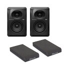 Pioneer DJ VM-50 アクティブモニタースピーカー 1ペア(2台)アイソレーションパッド付きセット