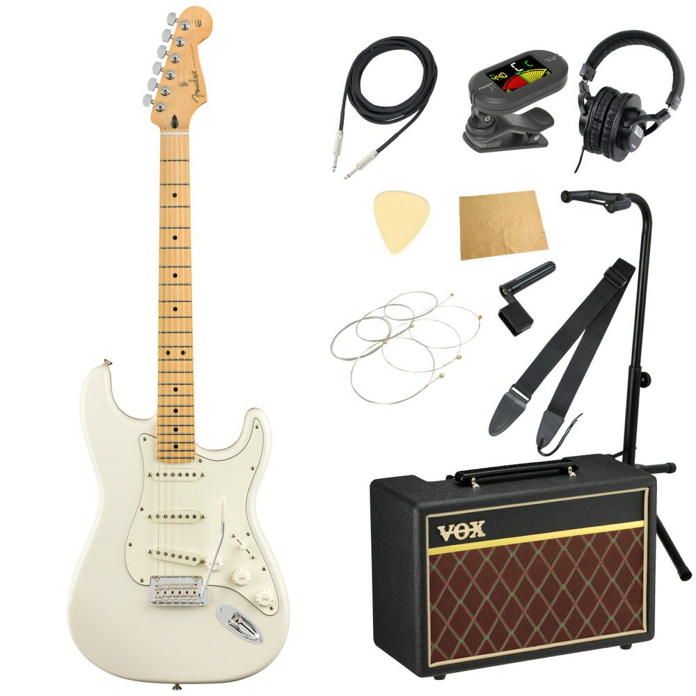 ե Fender Player Stratocaster MN Polar White 쥭 VOXդ 11 鿴ԥå