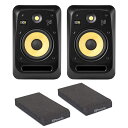 KRK SYSTEMS V8S4 Vシリーズ4 モニタースピーカー×2本（ペア） アイソレーションパッド付きセット