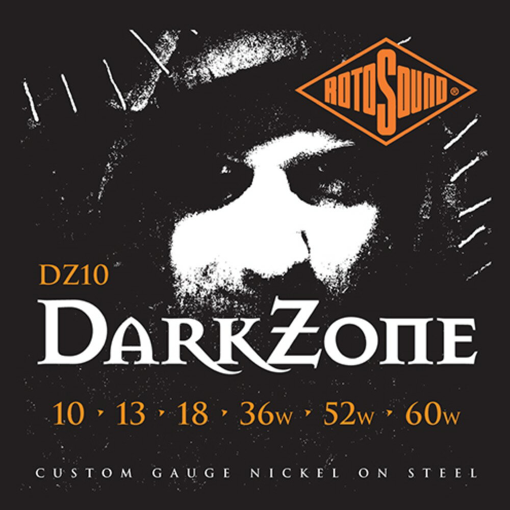 ロトサウンド ギター弦 6セット DZ10 DARKZONE CUSTOM GAUGE 10-60 エレキギター弦×6セット ROTOSOUND