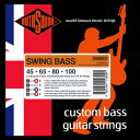 ROTOSOUND SM66D WING BASS 66 CUSTOM 45-100 エレキベース弦×2セット。ROTOSOUND SM66D WING BASS 66 CUSTOM 45-100 エレキベース弦SM66Dは、810mm〜860mm(32〜34インチ)ロングスケールのエレクトリック・ベース弦です。通常のラインナップにはない、45-65-80-100のカスタム・ゲージを採用しています。明るくパンチの効いたハイエナジーなサウンドを実現するSwing Bass 66シリーズの弦は、ジェームス・ハウとThe Whoのジョン・エントウィッスル(John Entwistle)が完成させたラウンドワウンド弦で、初期のロックミュージックの歴史に大きな影響を与えました。●Custom Gauge●Made in United Kingdom・String Gauges: .045 / .065 / .080 / .100・Material: Stainless Steel Roundwound・Tone: Bright・Output: Medium※2セットでの販売です。