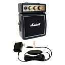 MARSHALL MS2 Mighty Mini 小型ギターアンプ BOSS PSA-100S2 電源アダプター付きセットセット内容・MARSHALL MS2 Mighty Mini 小型ギターアンプ x1・BOSS PSA-100S2 電源アダプター x1--------------------------------------------------MARSHALL MS2 Mighty Mini 小型ギターアンプMSシリーズは究極のポータブルマイクロアンプ（MICRO AMP）です。バッテリー駆動にして出てくるサウンドはまさにマーシャル！1Wで衝撃的なパワーが特色。チャンネル切替、バッテリー駆動、ヘッドホンジャックを備え、プリアンプとしても使えるので、あなたはいつでもロックンロールを演奏できます。MS-2のサイズは14cm×11cm×6cm。クリーンとオーバードライブの切り替えもOKです。MS2は、マーシャルのスタンダードカラーのブラックです。ミニサイズですがそのサウンドは本物を彷彿させます。コンパクトなボディにマーシャルスタックのデザインを踏襲した伝統的なルックスはインテリアとしてもおすすめです。・コントロール：VOLUME、TONE、OFF/ON/OD SELECT SW、INDICATOR、HEADPHONE/LINE OUT、DC in(-9V)・サイズ （W×H×D）cm：14×11×6・電源：9V DCアダプター/9V電池--------------------------------------------------BOSS PSA-100S2 電源アダプター電源を供給するためのACアダプターです。最新のPSA-100S2は容量が500mAへ大容量化され、LEDがBlueへ変更されています。【主な仕様】・入力：電圧：AC100〜240V（50〜60Hz）・出力：電圧：DC9V / 最大出力電流：500mA・ケーブル長：2m【外形寸法 / 質量】・幅 (W)30 mm・奥行き (D)68 mm・高さ (H)67 mm・質量150 g