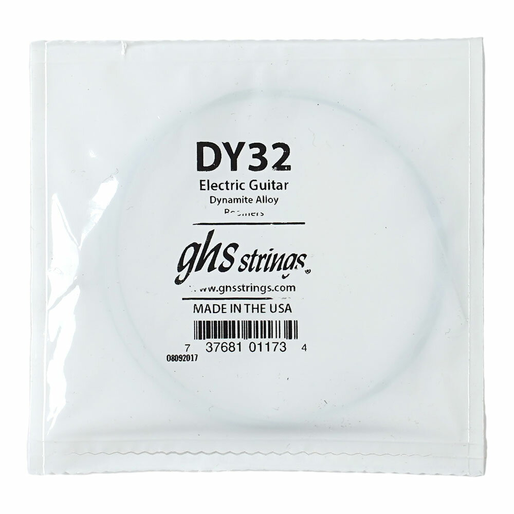 GHS DY32 Singles Boomers ROUNDWOUND .032 エレキギター用 バラ弦×4本