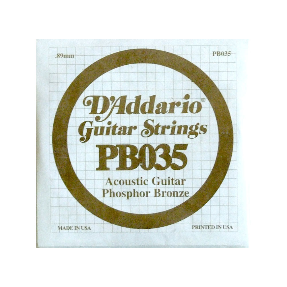 Electric Guitar Strings - ダダリオ D'Addario PB035弦/Phosphor Bronze×5本