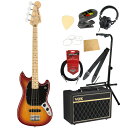 フェンダー Fender Player Mustang Bass PJ MN SSB エレキベース VOXアンプ付き 入門10点 初心者セット