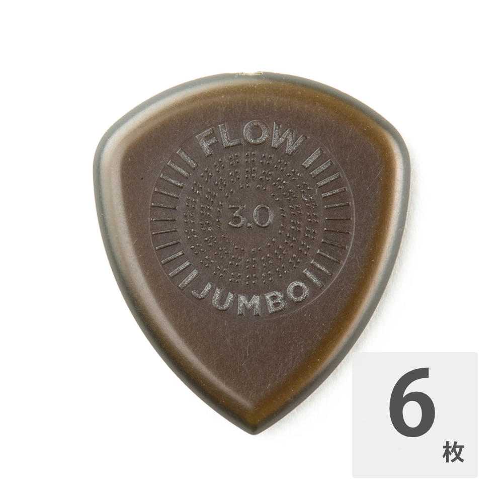 JIM DUNLOP FLOW Jumbo Pick 547R300 3.0mm ԥå 6