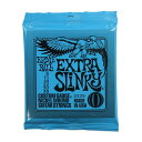 【2セット】 ERNIE BALL 08-38 Extra Slinky(2225) エレキギター弦アーニーボール 2225/Extra Slinky エレキギター弦です。世界中のトップ・ギタリストから圧倒的な支持を得ているスタンダード・スリンキー・シリーズは、スズ・メッキしたヘックス・スティール・コア（六角形の芯線）にニッケル・メッキ・スティール・ワイヤーを巻いたワウンド弦と、高硬度のスズ・メッキしたハオ・カーボン・スティールのプレーン弦を組み合わせたゲージ・セットです。癖がなくバランスのとれたサウンドを特徴にしていますので、ロック、カントリーからポピュラー・ミュージックまで、幅広くジャンルを選ばず使用いただけます。エクストラスリンキーゲージ：.008-.011-.014-.022-.030-.0382セットでの販売です。