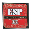 ESP イーエスピー GS-6XL エレキギター弦×12セット。ESP イーエスピー GS-6XL エレキギター弦プレーンレーン弦にはハイカーボンを採用。ワウンド弦には6角ハイカーボン、ニッケルワウンドを採用。初心者にも優しく1弦が2本入っています。ゲージ：.009 .011 .016 .024 .032 .042※12セットでの販売です。
