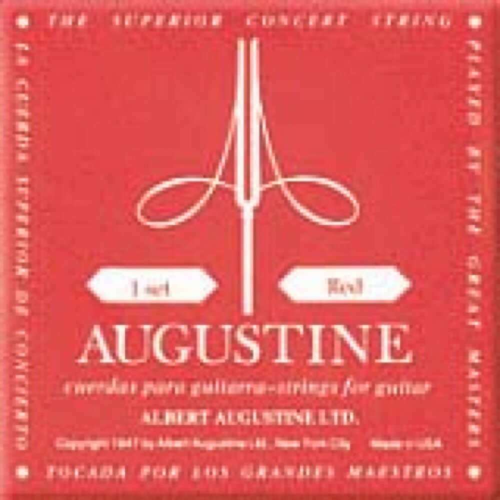 AUGUSTINE RED 6弦 クラシックギター弦 バラ弦×12本