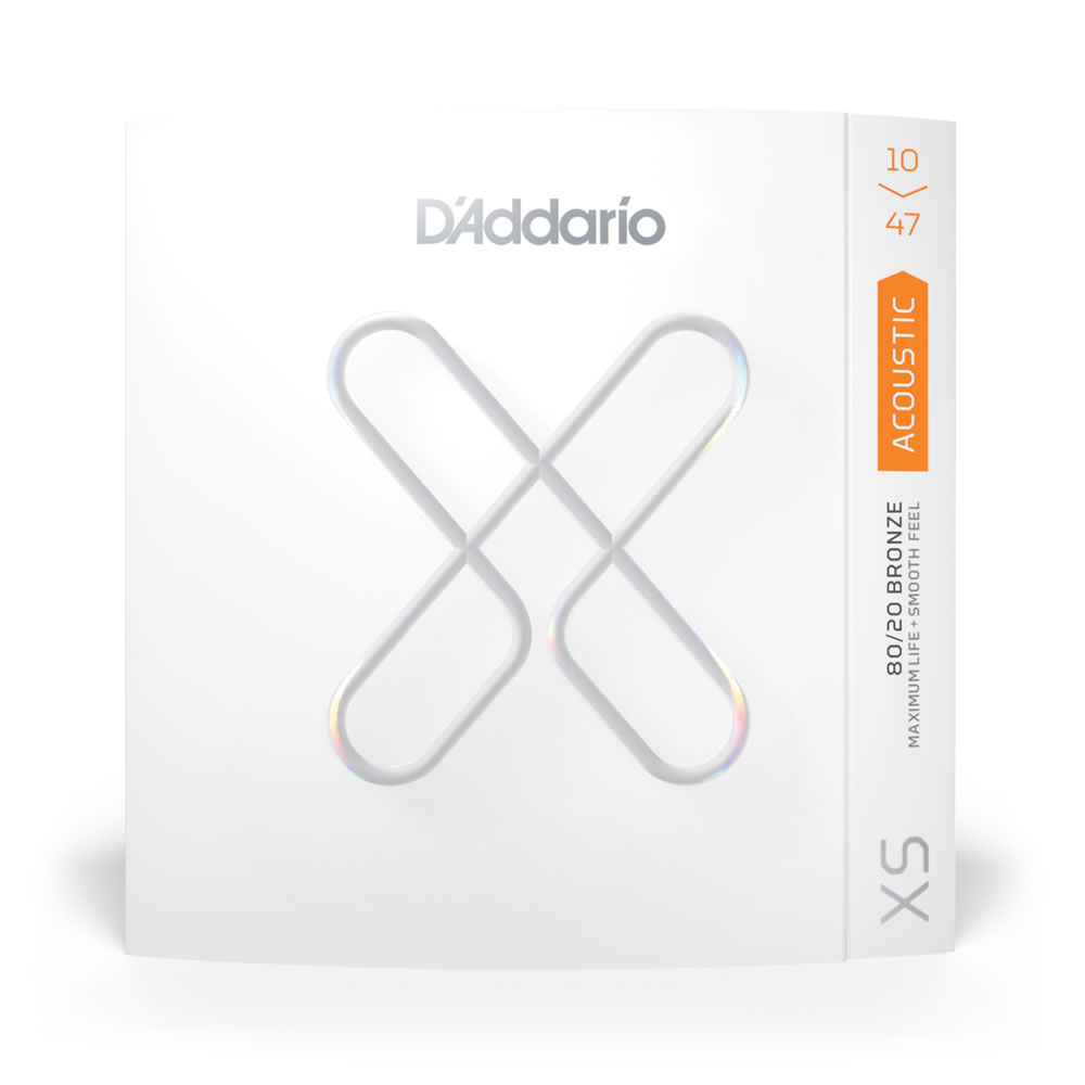 0.10 - 0.47 - D'Addario XSABR1047 XS 80/20 BR Extra Light 10-47 アコースティックギター弦 コーティング弦×3セット
