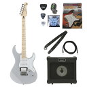 ヤマハ YAMAHA PACIFICA112VM GRY パシフィカ ARIAアンプと小物付き エレキギター初心者セット