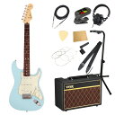 Fender Made in Japan Junior Collection Stratocaster RW SATIN DNB エレキギター VOXアンプ付き...