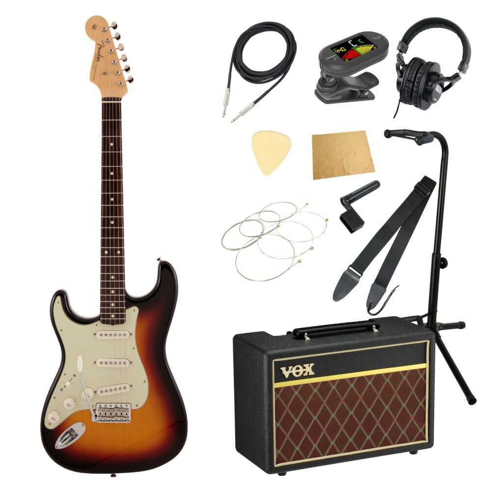 Fender ե Made in Japan Traditional 60s Stratocaster LH RW 3TS եȥϥɥǥ 쥭 VOXդ 11 鿴ԥå