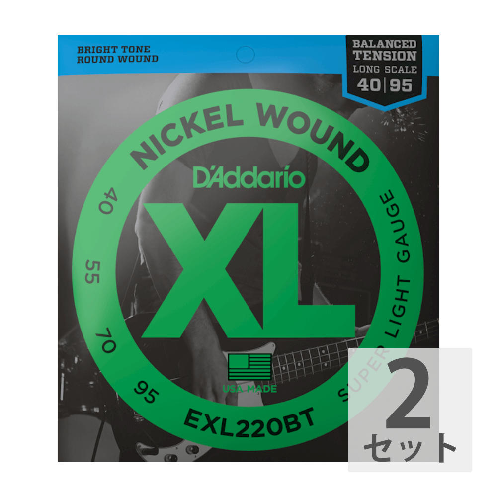 ꥪ  ١ ٤Υ 40-95 2å D'Addario EXL220BT Super Light 2å 쥭١ Х󥹥ɥƥ󥷥