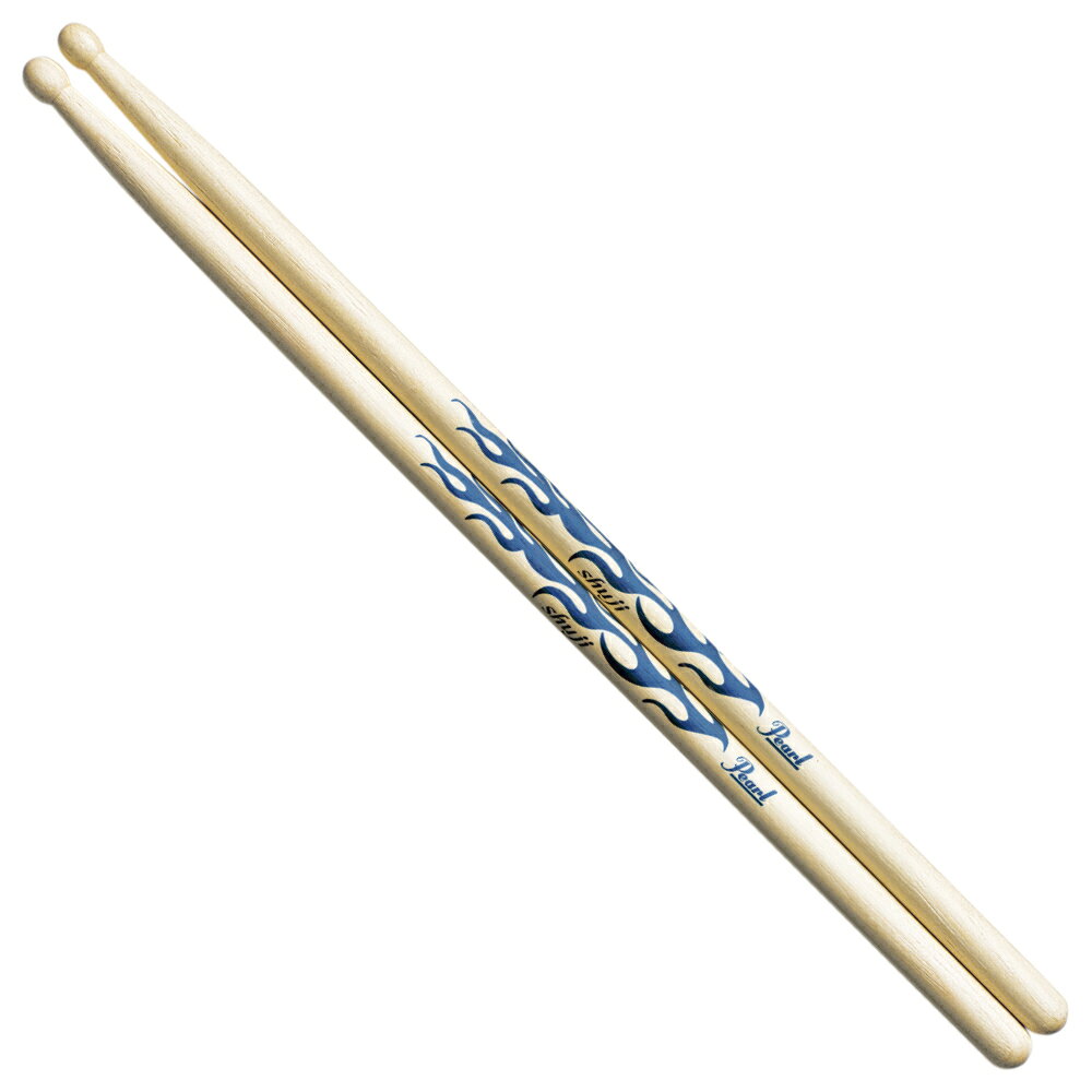 Pearl パール 162H/S2 shuji モデル ヒッコリー ドラムスティック×6セット。適度な太さとスケールでバランスを取りながら、パワーを重視したモデル。ビギナーにもおすすめのオールマイティなスペック。shujiコメント：今回はデザインの変更をさせて頂きました。僕のスティックはサイズ感が110HCと111HCのちょうど真ん中くらいになるので色々な方に使ってもらえるオールマイティなスティックだと思います。重心がチップ側にある為、軽く振ってもパワーが出せる様になっているので、どちらかと言えばロック向きだと思います。タイトグリップを巻いて頂くと、より素晴らしいバランスになりますので是非お試しください！【仕様】・シリーズ：アーティストシリーズ・品番：162H/S2・サイズ：14.5 × 410mm・材質：Hickory・チップ：Oval・テーパー：標準・太さ：標準・長さ：長い・フィニッシュ：クリア・ラッカー※6セットでの販売です。