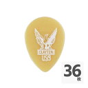 Clayton USA クレイトン UST120 Ultem Gold 1.20mm スモールティアドロップ ギターピック×36枚