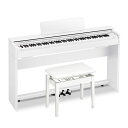 CASIO カシオ CELVIANO AP-S200WE ホワイト 電子ピアノ CASIO CB-30 WE 高低自在 ピアノ椅子付き【組立設置無料サービス中】