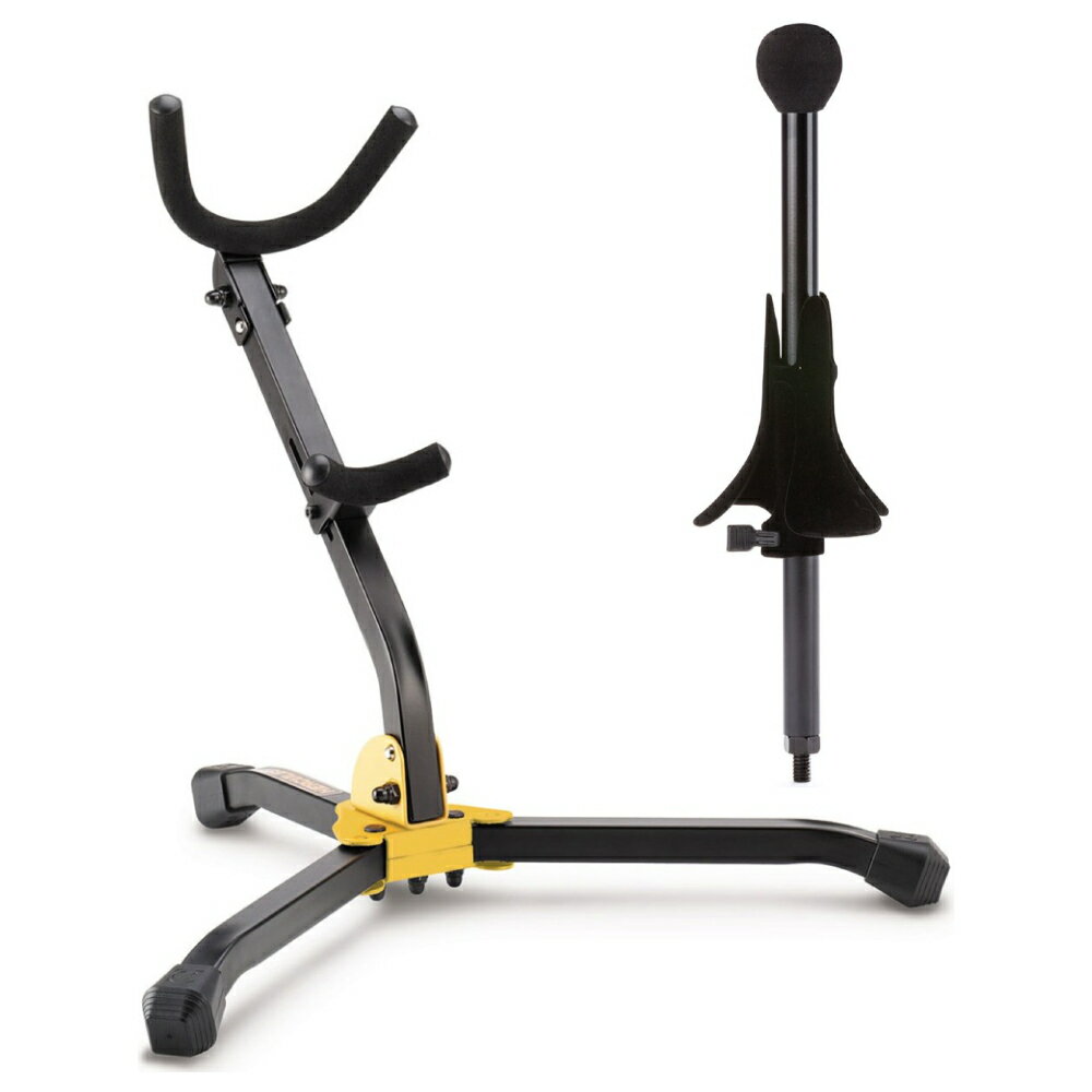 HERCULES ハーキュレス DS530BB & DS503B サックス用 即座にもちかえ可能 サックススタンド ペグアダプター付きセット