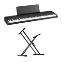 電子ピアノ KORG B2+ BK コルグ 88鍵盤 X型スタンドセット