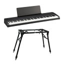電子ピアノ KORG B2+ BK コルグ 88鍵盤 4本脚スタンドセット