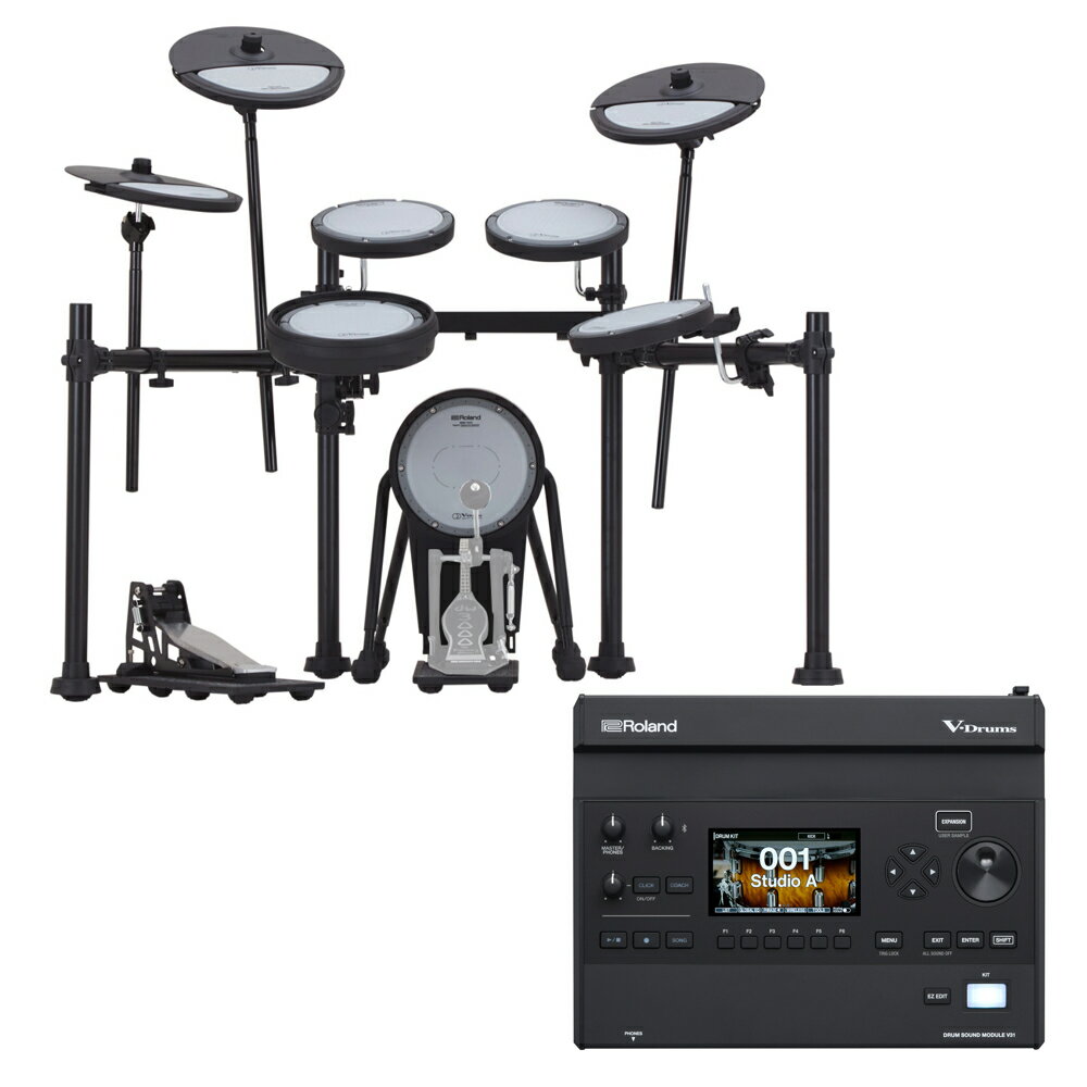 V-Drum ROLAND VQD106 V31音源モジュールセット Drum Kit 静粛性に特化したVドラムセット キャンペーンプライス